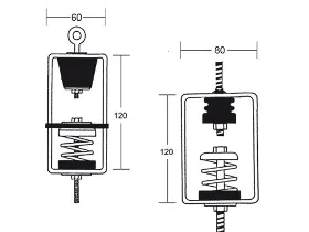 Антивибрационное потолочное крепление Тбилиси