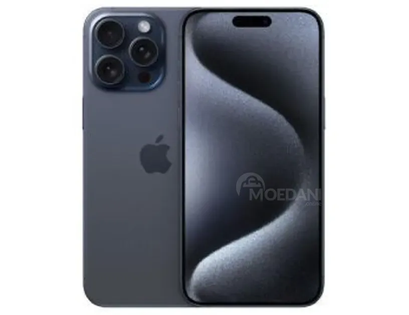 iPhone 15 Pro Max Titanium Blue 1TB თბილისი - photo 1