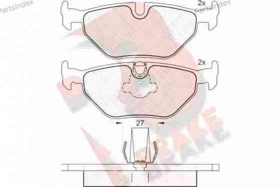 Колодки тормозные дисковые RB1141 Тбилиси