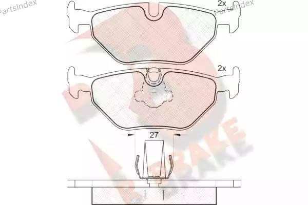 Колодки тормозные дисковые RB1141 Тбилиси - изображение 2