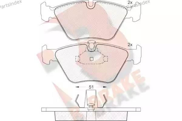 Колодки тормозные дисковые RB1140 Тбилиси - изображение 2