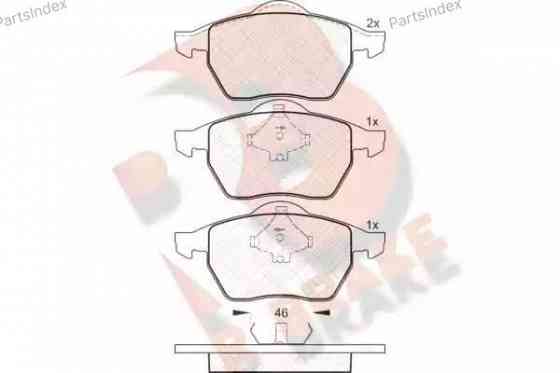Колодки тормозные дисковые RB1138 Тбилиси