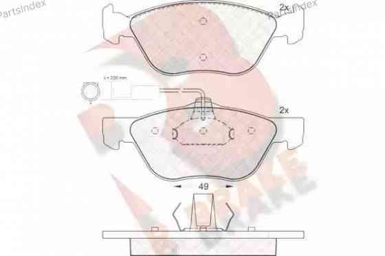 Колодки тормозные дисковые RB1125 Тбилиси