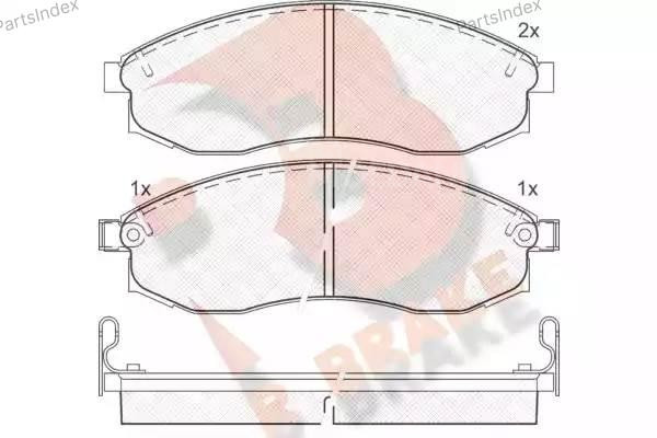 Колодки тормозные дисковые RB1179 Тбилиси - изображение 1