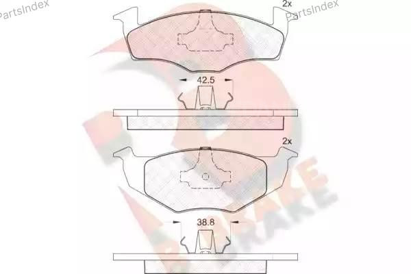 Колодки тормозные дисковые RB1178 Тбилиси - изображение 1
