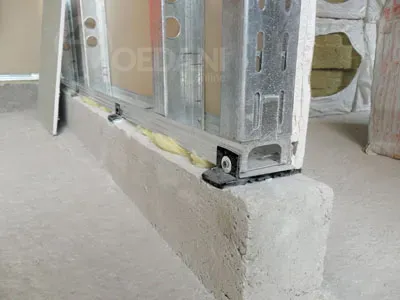 Ანტი-ვიბრაციის მხარდაჭერა თაბაშირის დაფის ტიხრებისთვის თაბაშირ-მუყაოს ფილა (გიფსოკარდონი) თბილისი - photo 10