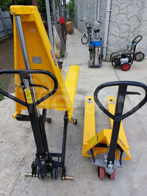 Падони, паллетная тележка, Рохли, гидравлическая. Тбилиси - изображение 4