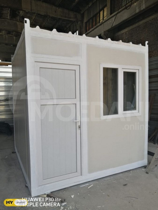 2.40 m office container / containers / security booth Tbilisi - photo 1