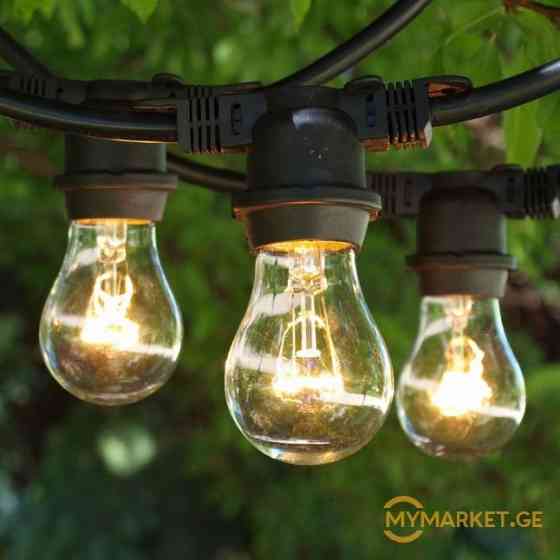 lights, strings holiday lights, Tbilisi