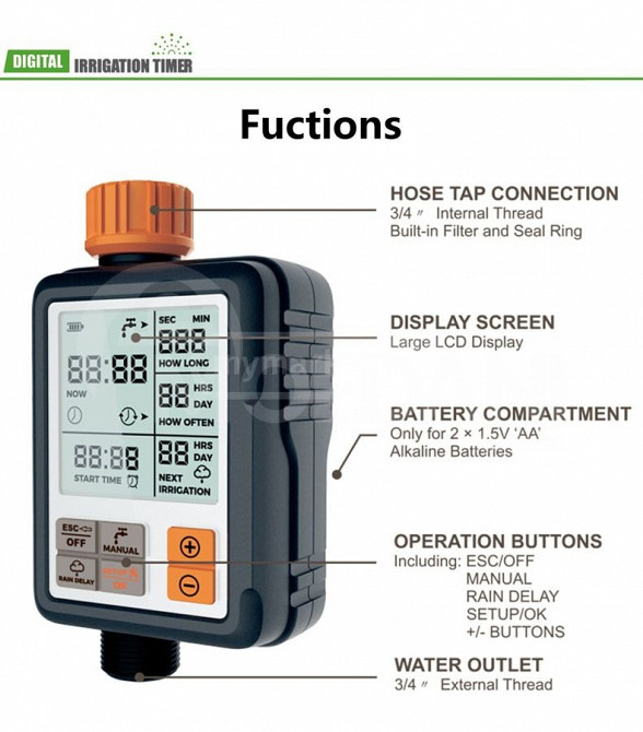 წყლის ტაიმერი თბილისი - photo 1