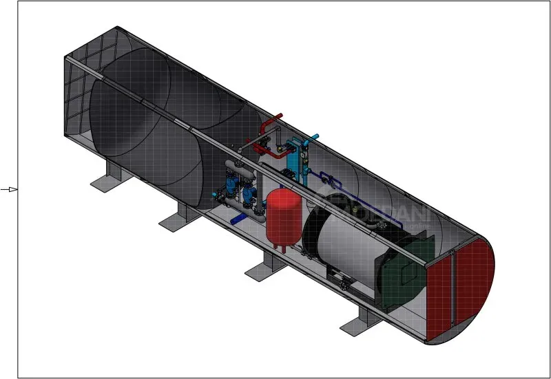Კონტეინერიზებული მობილური ცხელი წყლის დანადგარი Kmss – კონტეინერიზებული მობილური ცხელი წყლის დანადგა თბილისი - photo 9