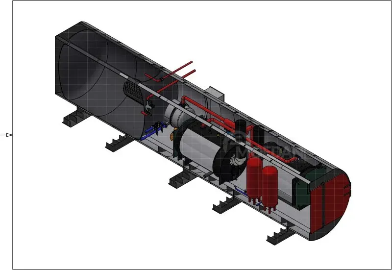 Კონტეინერიზებული მობილური ცხელი წყლის დანადგარი Kmss – კონტეინერიზებული მობილური ცხელი წყლის დანადგა თბილისი - photo 7
