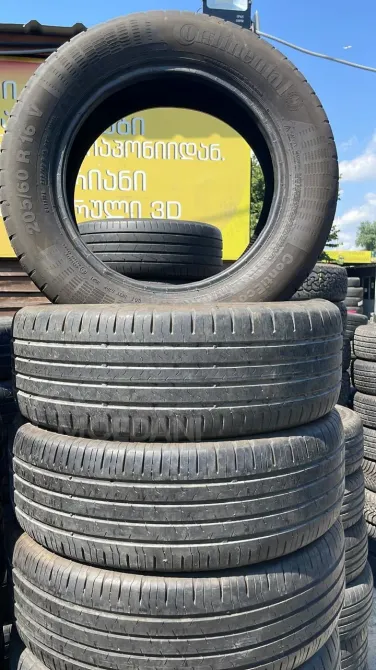 Шины Continental 205/60 R16 19T 4 шт. Тбилиси - изображение 1