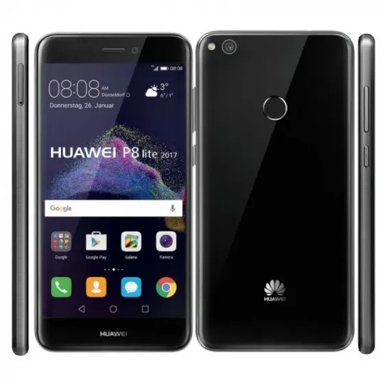 Huawei P8 Lite 2017 Black თბილისი