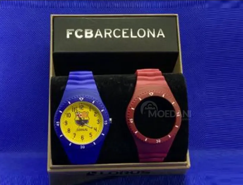 Მაჯის ახალი ორიგინალი FC Barcelona საათი 1998 თბილისი - photo 1