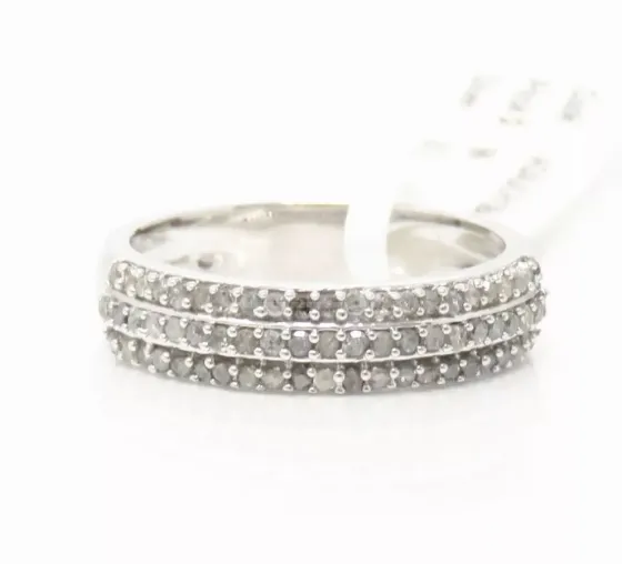 New silver rhodium-plated ring with 0.66ctw diamonds Tbilisi