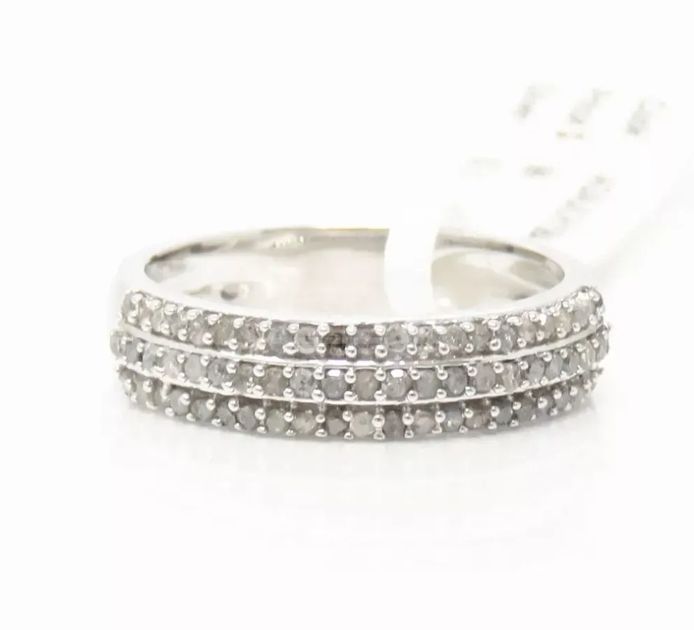New silver rhodium-plated ring with 0.66ctw diamonds Tbilisi - photo 1