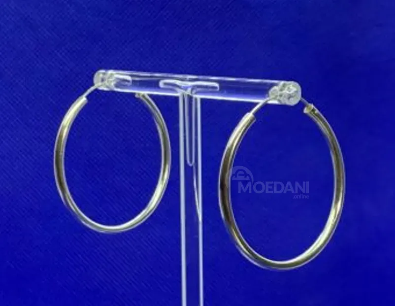 Итальянские серьги зеленого цвета Тбилиси - изображение 1