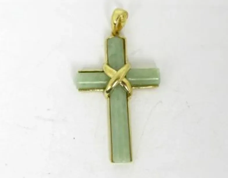 Cross of the Cross with Jadeite (Nephrite) Tbilisi - photo 1
