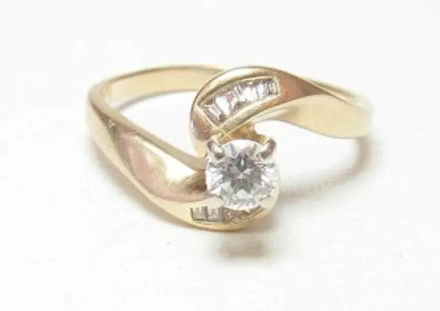 Diamond ring with 0.37 ctw diamonds Tbilisi - photo 1
