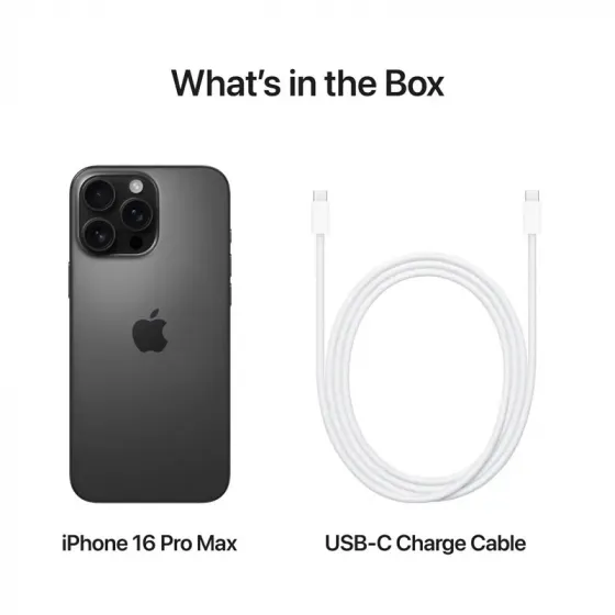 iPhone 16 Pro Max Black Titanium 256ГБ Tbilisi