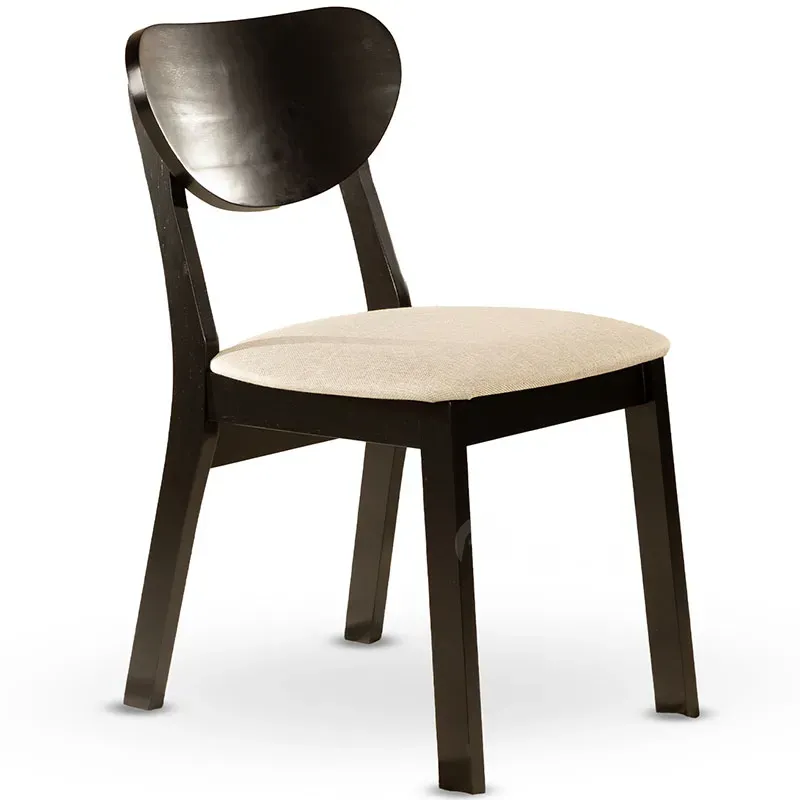 Ხის სკამი შავი ვერცხლისფერი თბილისი - photo 1