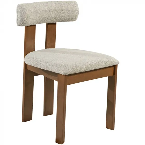 Armchair with brown frame and gray seat Tbilisi