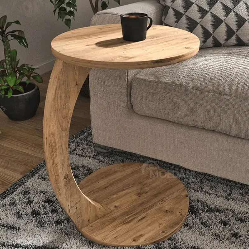 Ყავის მაგიდა გორგოლაჭებზე ფიჭვის ფაქტურით თბილისი - photo 1