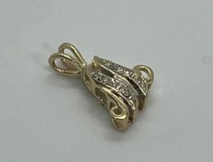 Gold pendant with initial "M" and diamonds Tbilisi - photo 2