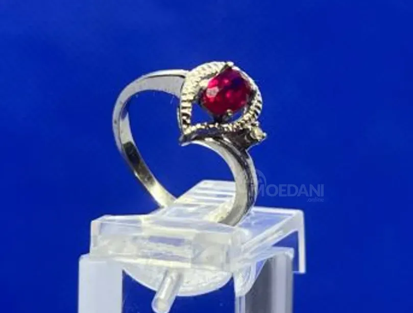 Ruby and diamond engagement ring Tbilisi - photo 1