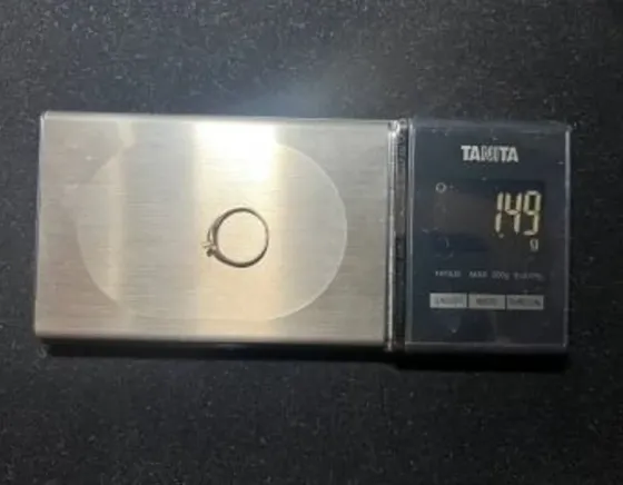 Wedding ring with 0.06ct diamond Tbilisi