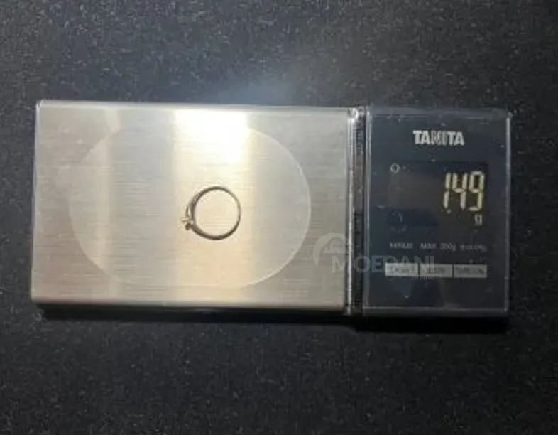 Wedding ring with 0.06ct diamond Tbilisi - photo 2