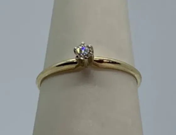 Wedding ring with 0.10ct diamond Tbilisi