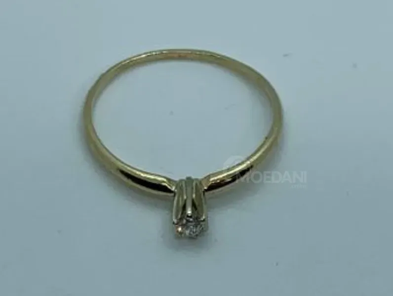 Wedding ring with 0.10ct diamond Tbilisi - photo 2