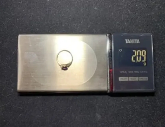 Amethyst and diamond engagement ring Tbilisi