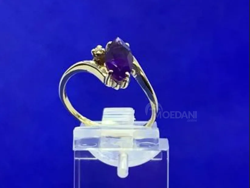 Amethyst and diamond engagement ring Tbilisi - photo 1