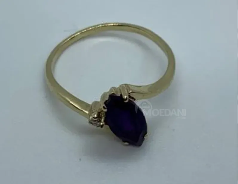 Amethyst and diamond engagement ring Tbilisi - photo 3