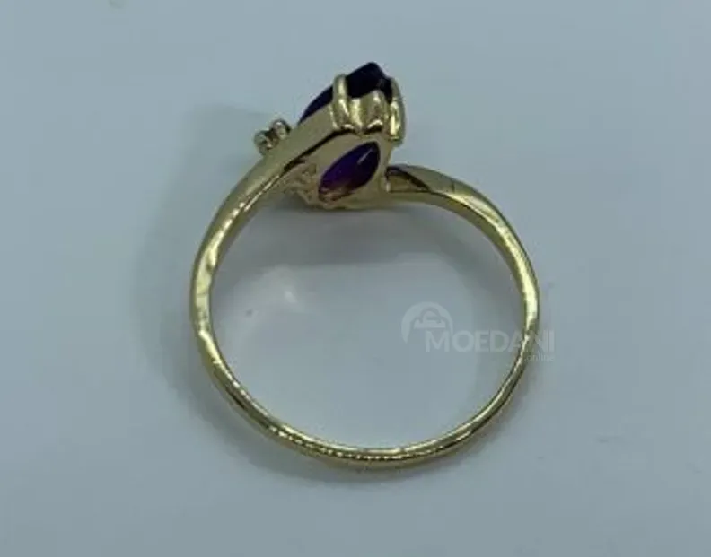 Amethyst and diamond engagement ring Tbilisi - photo 2