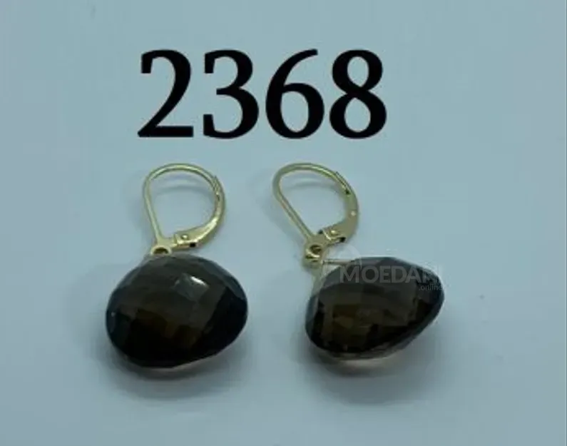 Earrings with smoky quartz Tbilisi - photo 3