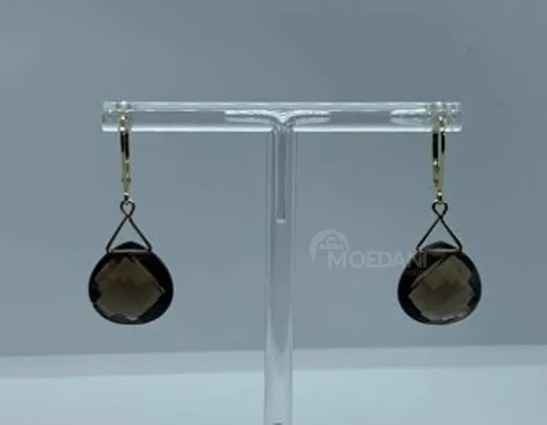 Earrings with smoky quartz Tbilisi - photo 1