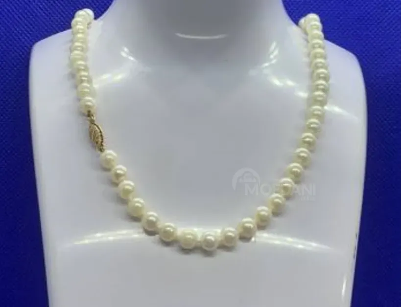 Flawless natural pearl necklace for sale Tbilisi - photo 1