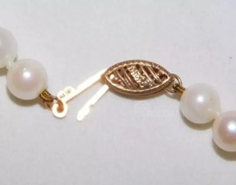 Flawless natural pearl necklace for sale Tbilisi - photo 3