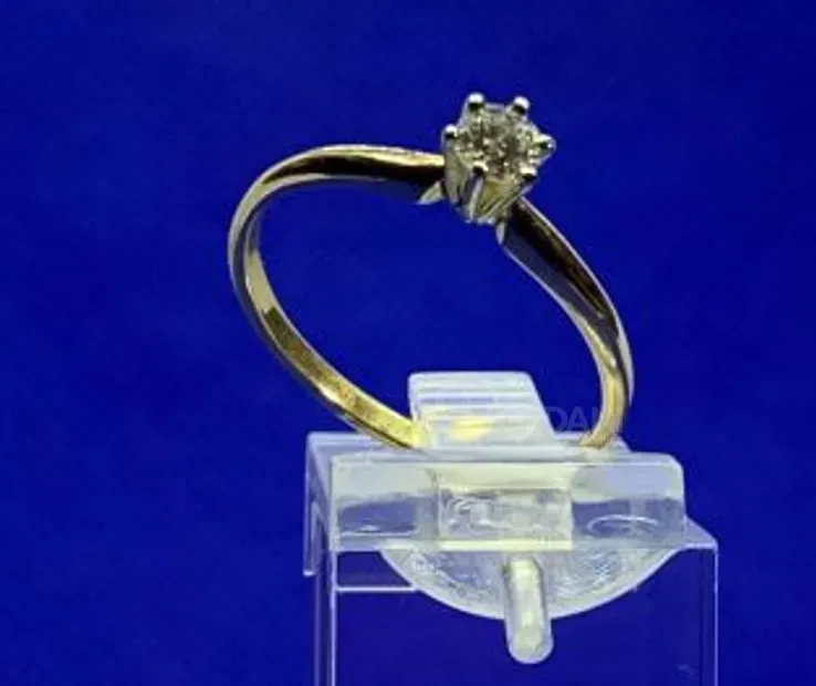 Wedding ring with 0.21ct diamond Tbilisi - photo 1