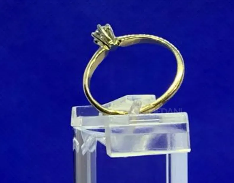 Wedding ring with 0.21ct diamond Tbilisi - photo 2