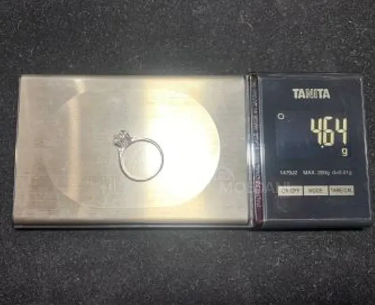 Platinum ring with 0.30ct diamond Tbilisi - photo 4