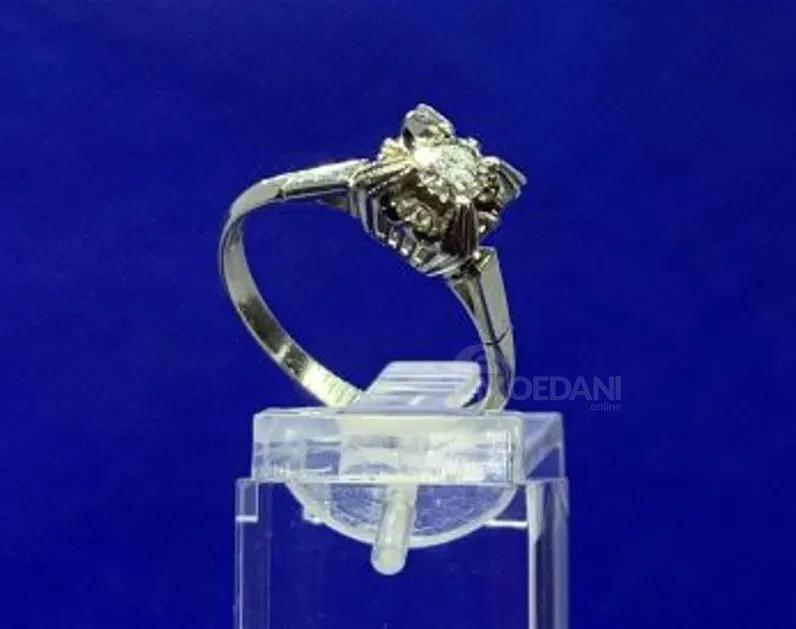 Platinum ring with 0.30ct diamond Tbilisi - photo 1