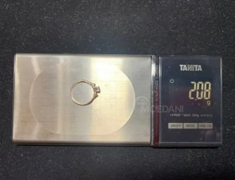 Wedding ring with 0.12 ct diamond Tbilisi - photo 3