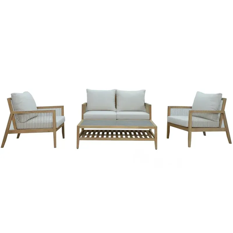 Комплект деревянной мебели Bianco Collection Akacia (стол, диван и 2 стула) Тбилиси - изображение 1