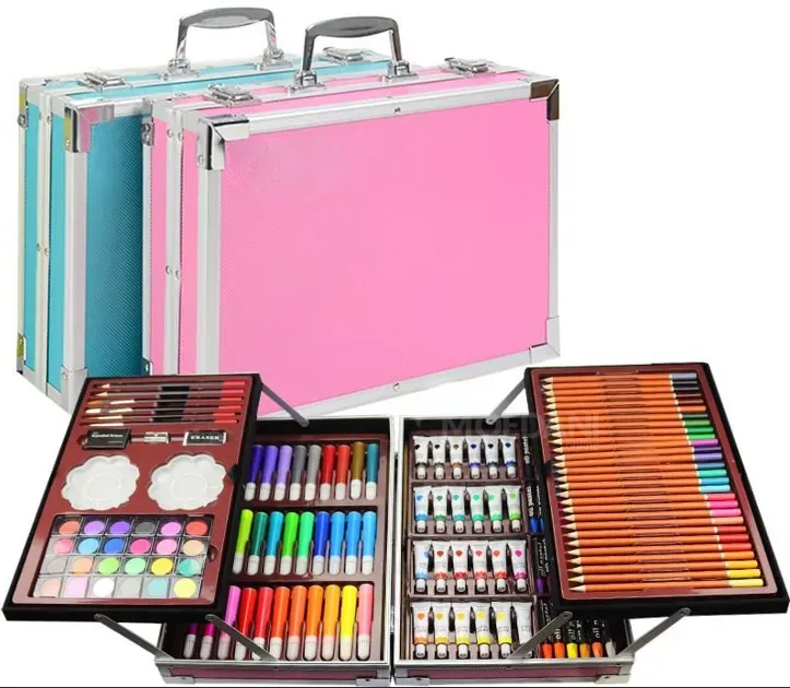 Школьный набор для рисования с фломастерами, пастелью и многим другим Тбилиси - изображение 1