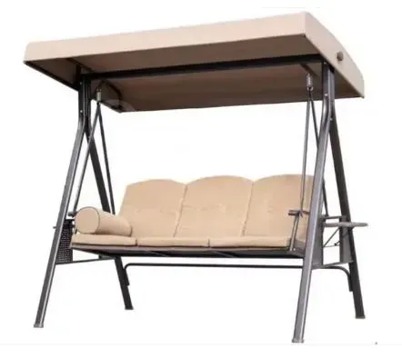 Металлические качели коричневые Ls372 3-местные Тбилиси - изображение 1